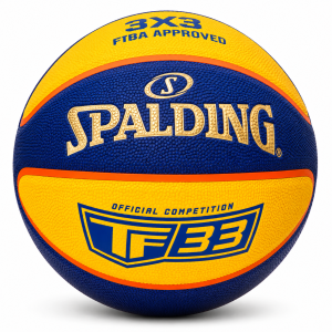 Spalding  TF33 Gold Blue & Yellow Size 6